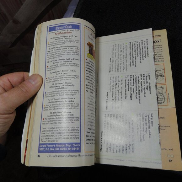 1997 Old farmers almanc Summer's Best recipes booklet~illustrated~Chef Life - Picture 3 of 5